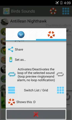Birds Sounds android App screenshot 4